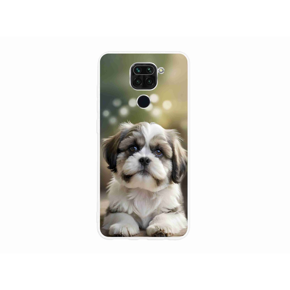 Gélový kryt mmCase na Xiaomi Redmi Note 9 - roztomilý shih-tzu