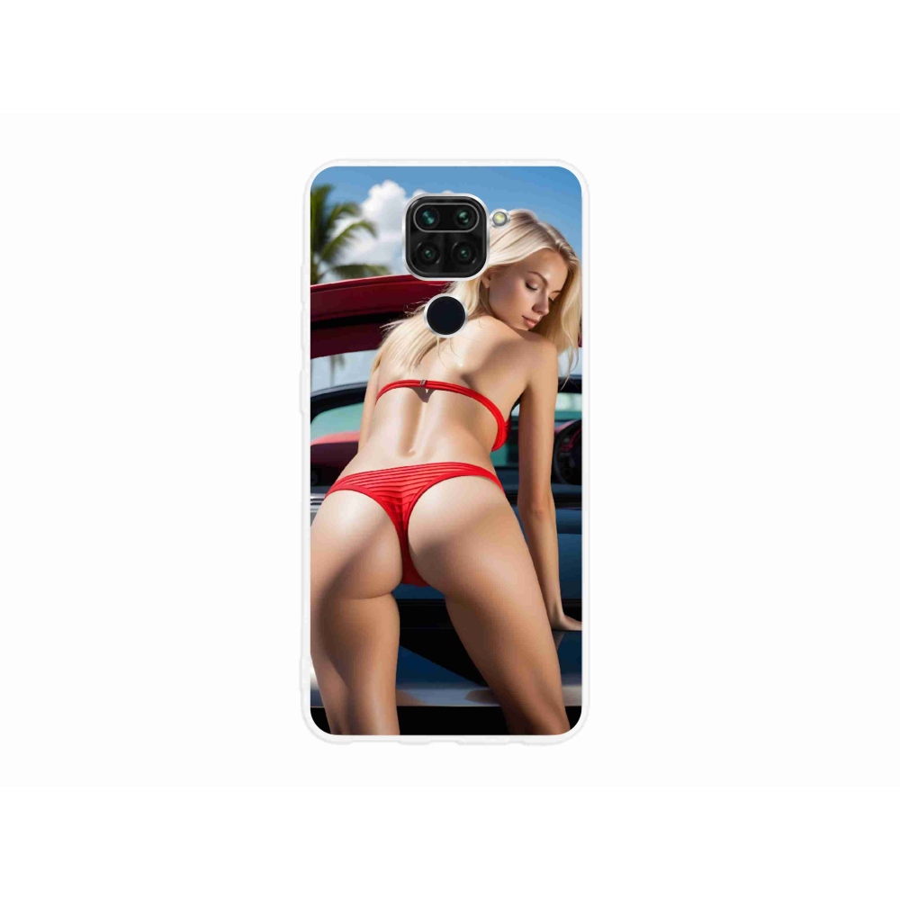 Gélový kryt mmCase na Xiaomi Redmi Note 9 - sexy žena 2