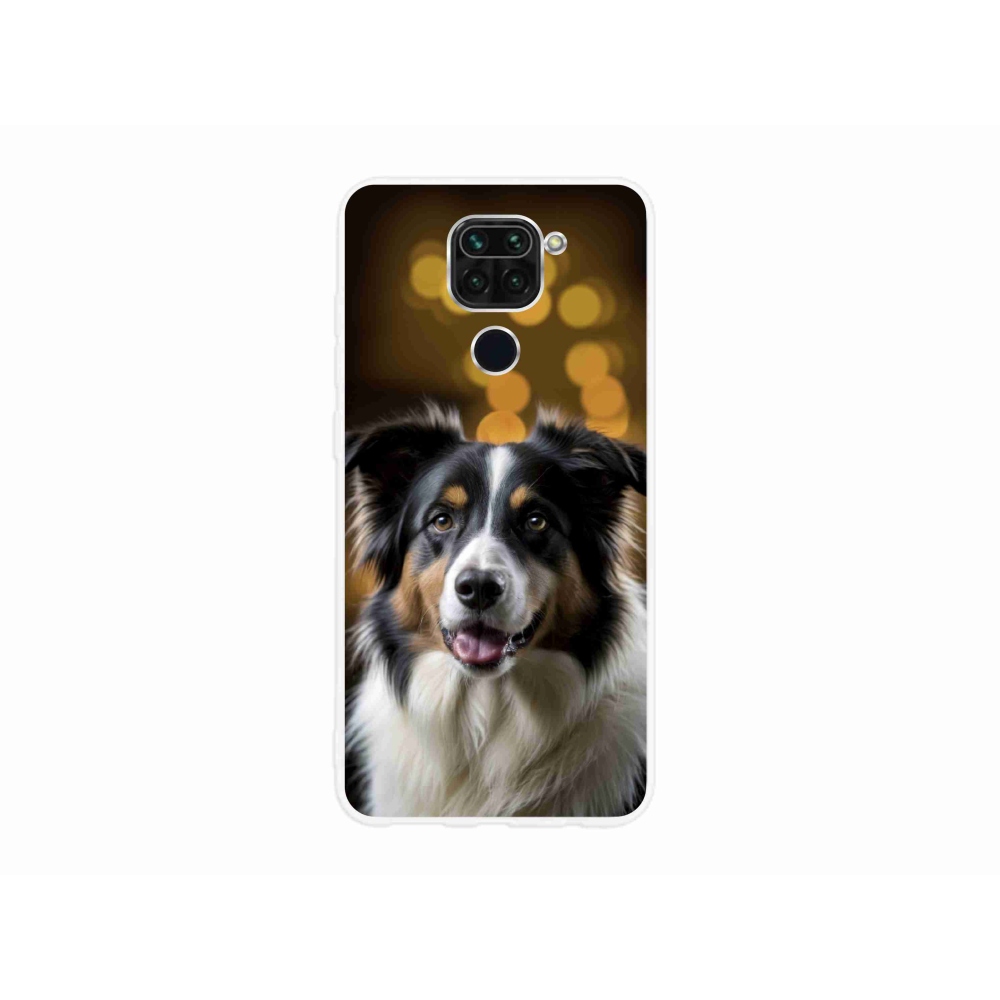 Gélový kryt mmCase na Xiaomi Redmi Note 9 - usmievavý austrálsky ovčiak