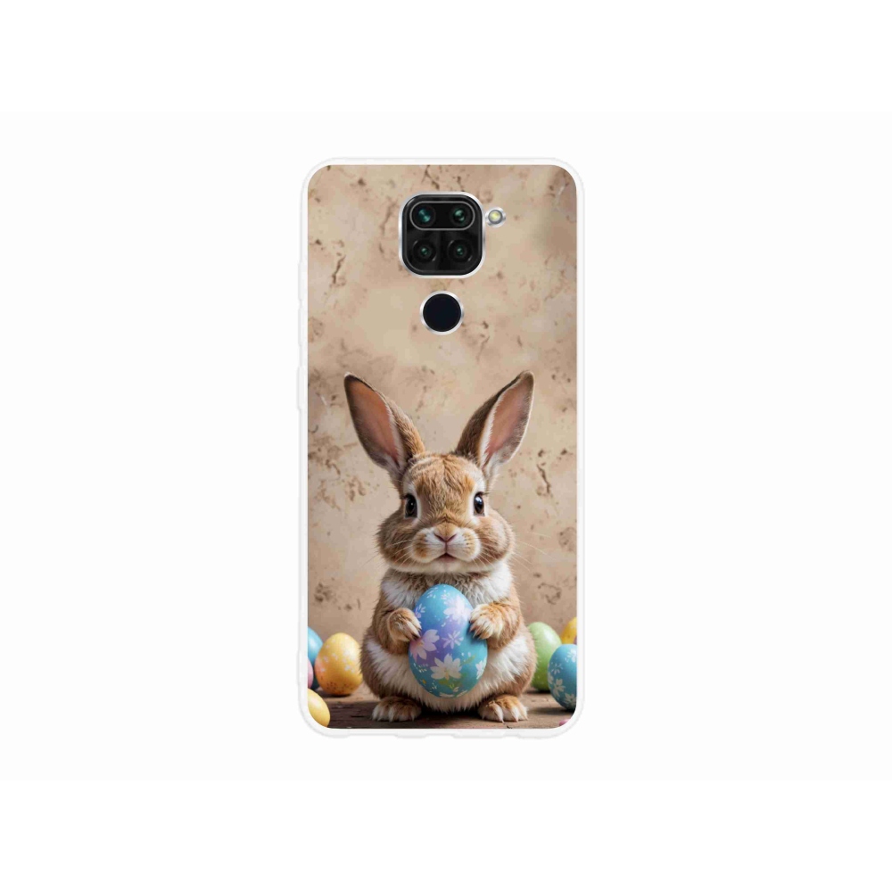 Gélový kryt mmCase na Xiaomi Redmi Note 9 - veľkonočný zajačik