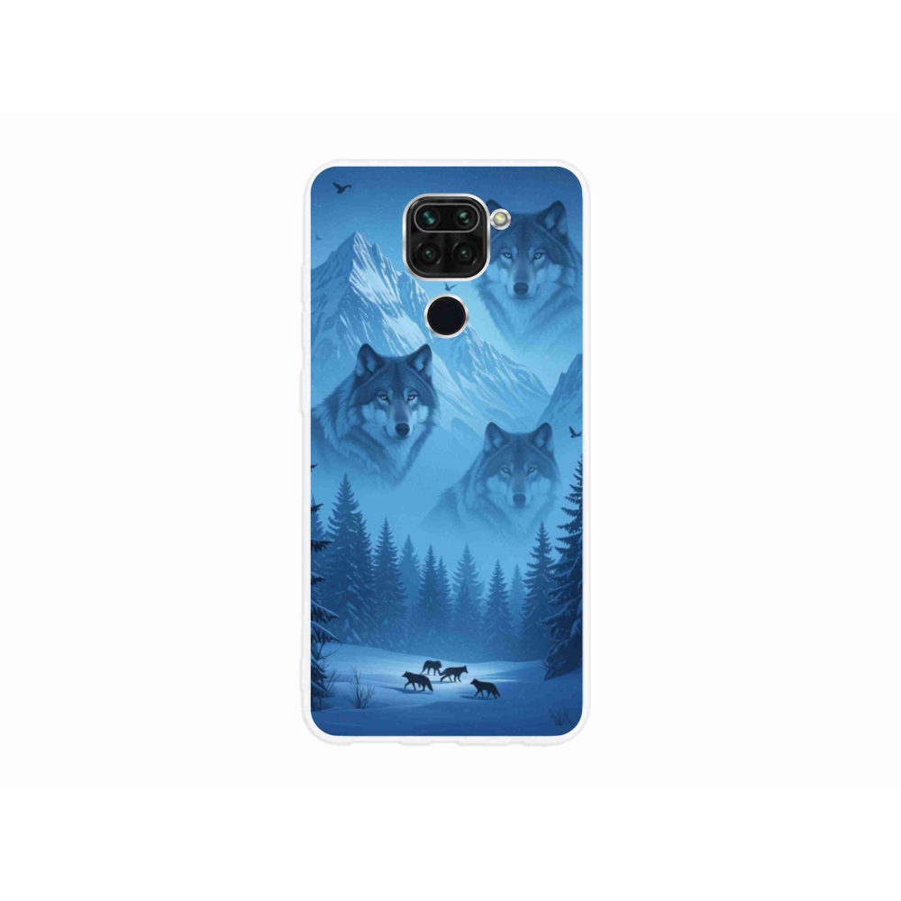 Gélový kryt mmCase na Xiaomi Redmi Note 9 - vlčia svorka