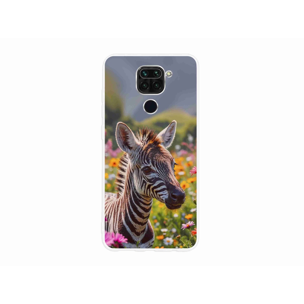Gélový kryt mmCase na Xiaomi Redmi Note 9 - zebra na lúke