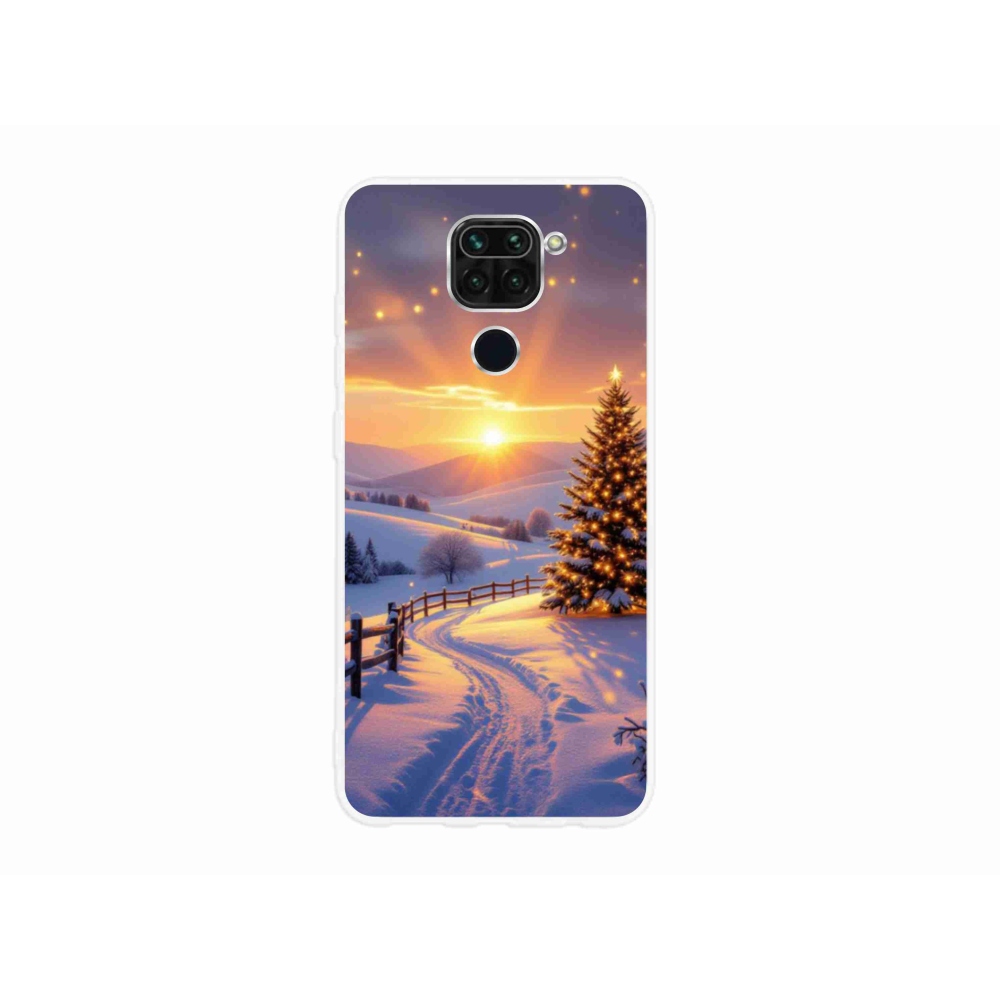 Gélový kryt mmCase na Xiaomi Redmi Note 9 - zimná krajina