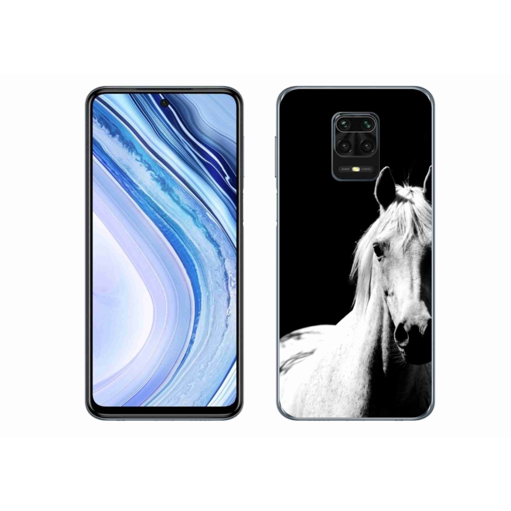 Gélový kryt mmCase na Xiaomi Redmi Note 9S - biely kôň 5