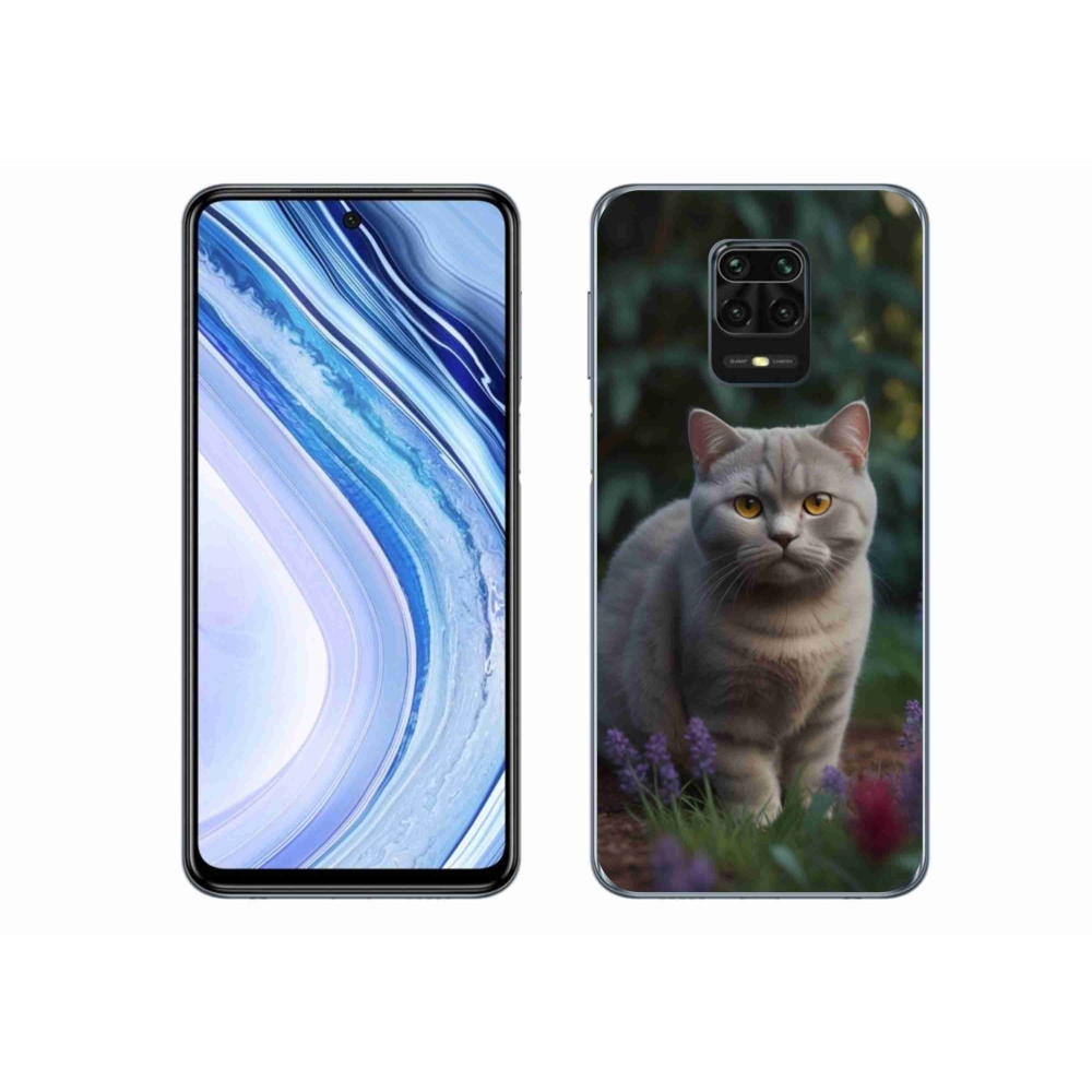 Gélový kryt mmCase na Xiaomi Redmi Note 9S - britská mačka
