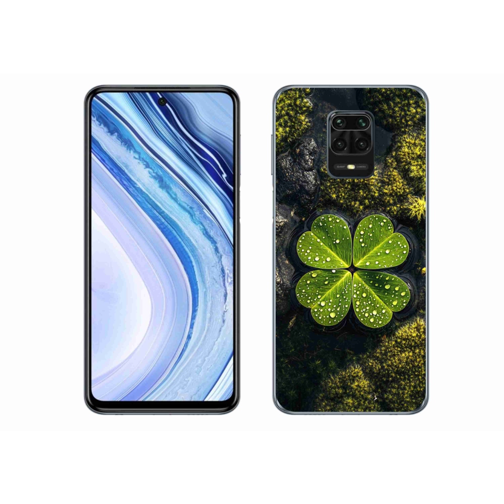 Gélový kryt mmCase na Xiaomi Redmi Note 9S - štvorlístok