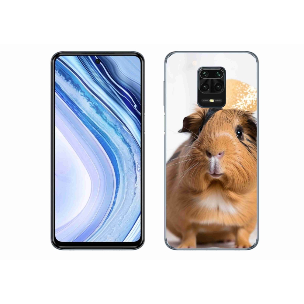 Gélový kryt mmCase na Xiaomi Redmi Note 9S - hnedé morča