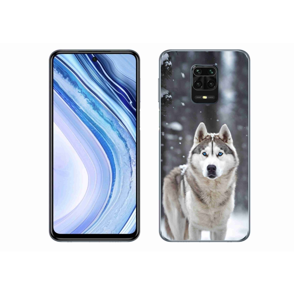 Gélový kryt mmCase na Xiaomi Redmi Note 9S - husky 2