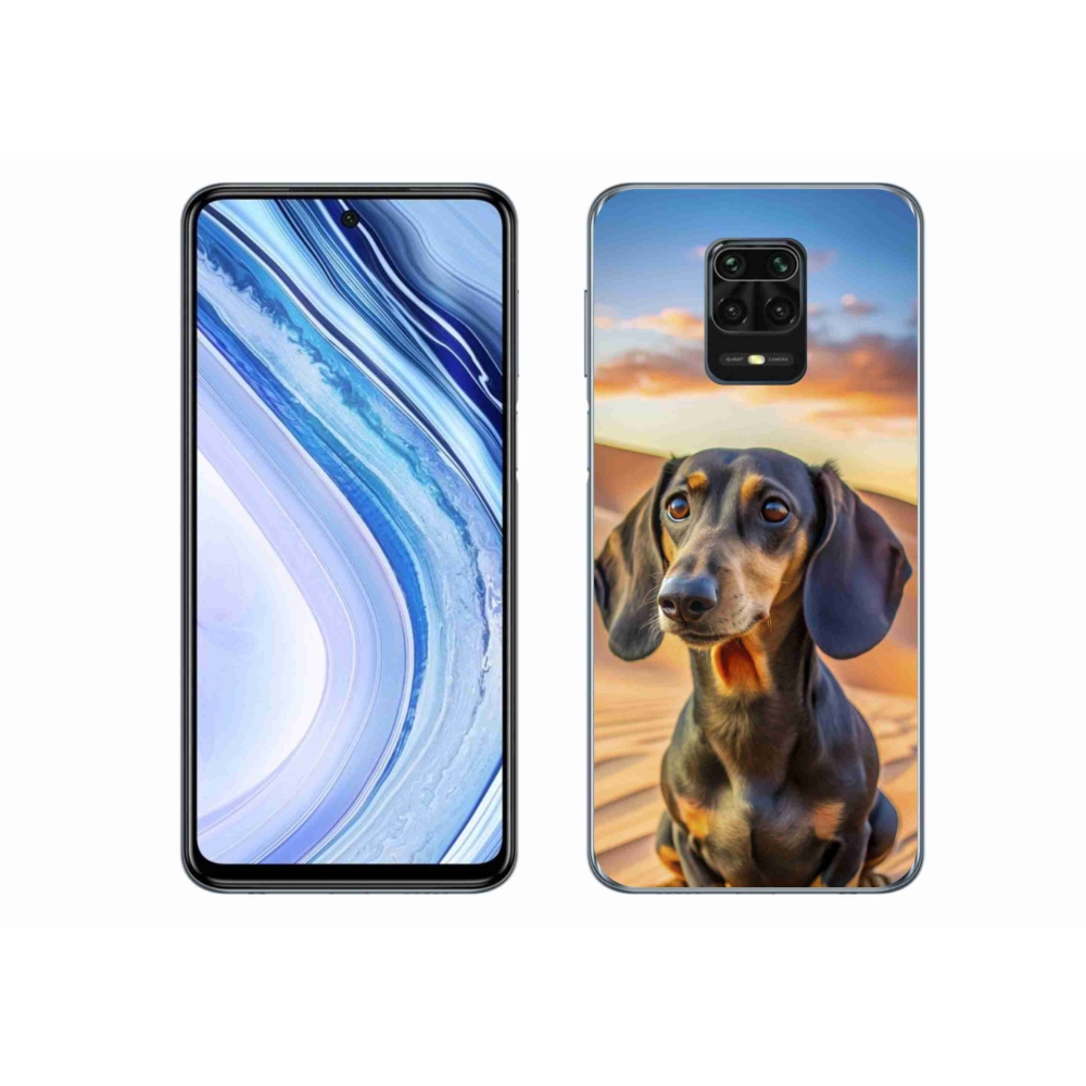 Gélový kryt mmCase na Xiaomi Redmi Note 9S - jazvečík 3