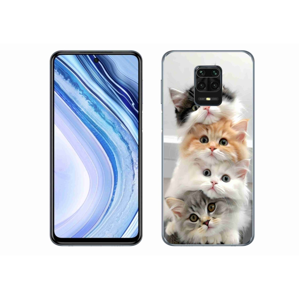 Gélový kryt mmCase na Xiaomi Redmi Note 9S - mačacia partia