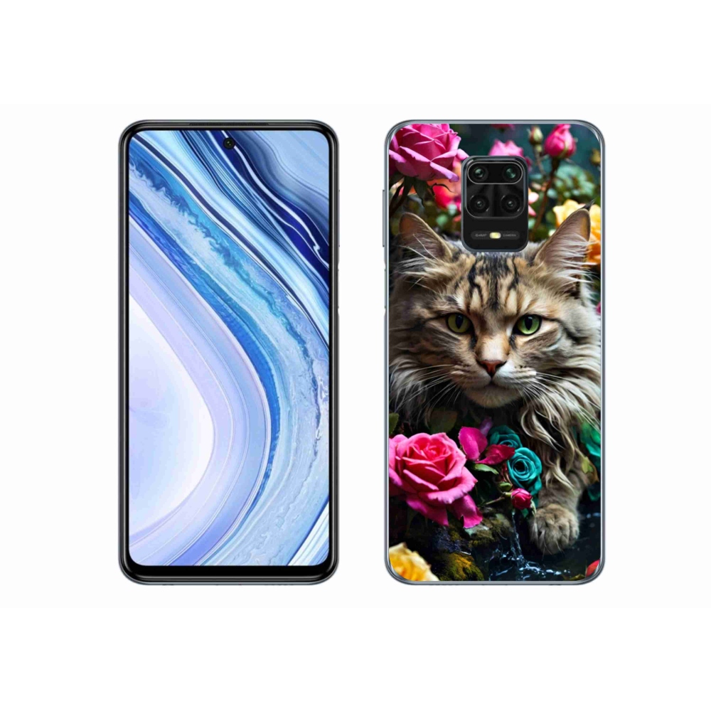 Gélový kryt mmCase na Xiaomi Redmi Note 9S - mačacie pohľad 2