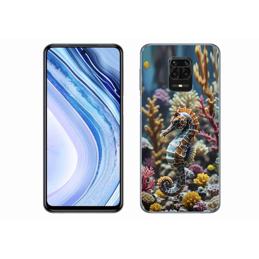 Gélový kryt mmCase na Xiaomi Redmi Note 9S - morský koník 2