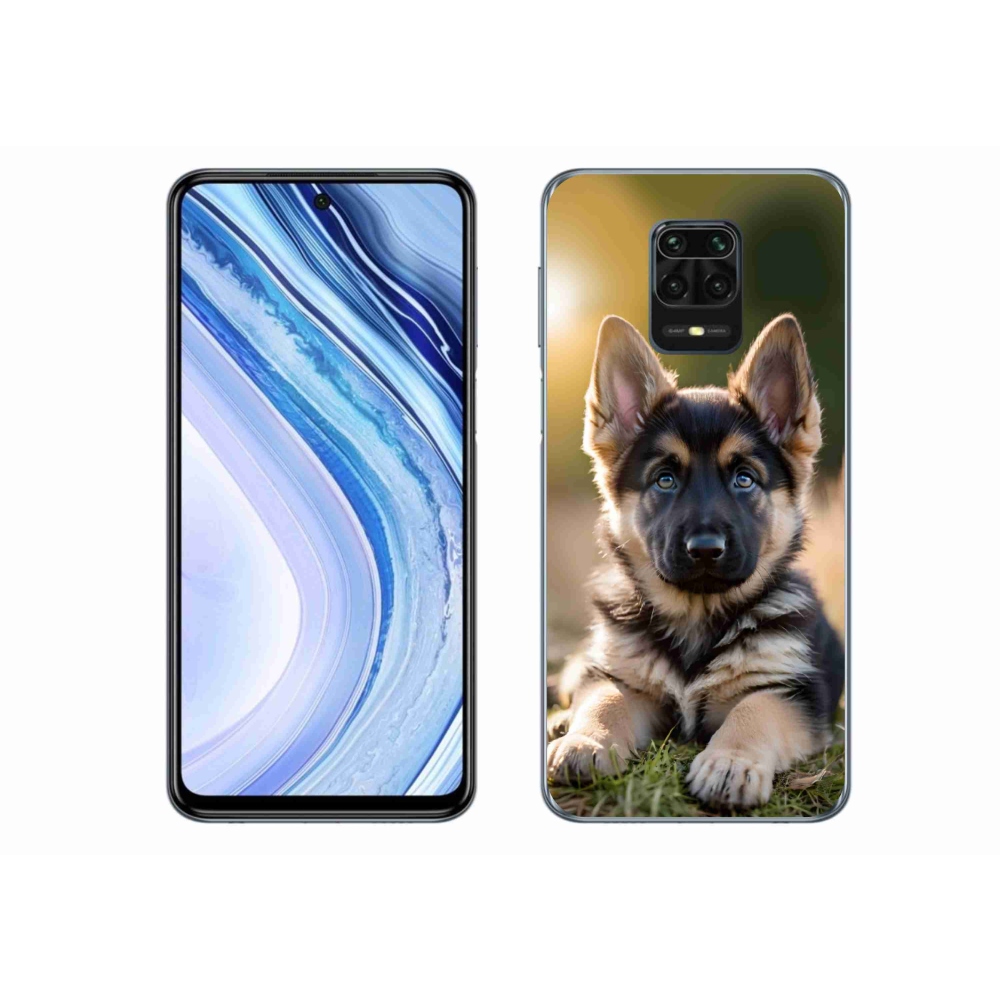 Gélový kryt mmCase na Xiaomi Redmi Note 9S - nemecký ovčiak v prírode