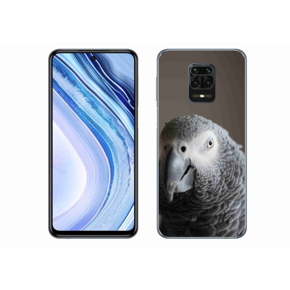 Gélový kryt mmCase na Xiaomi Redmi Note 9S - papagáj žako 2