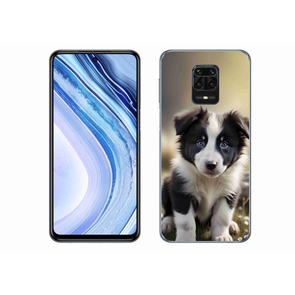 Gélový kryt mmCase na Xiaomi Redmi Note 9S - roztomilá border kólia
