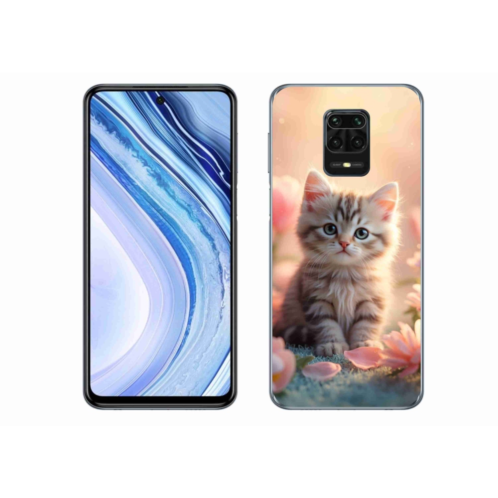 Gélový kryt mmCase na Xiaomi Redmi Note 9S - roztomilé mačiatko 8