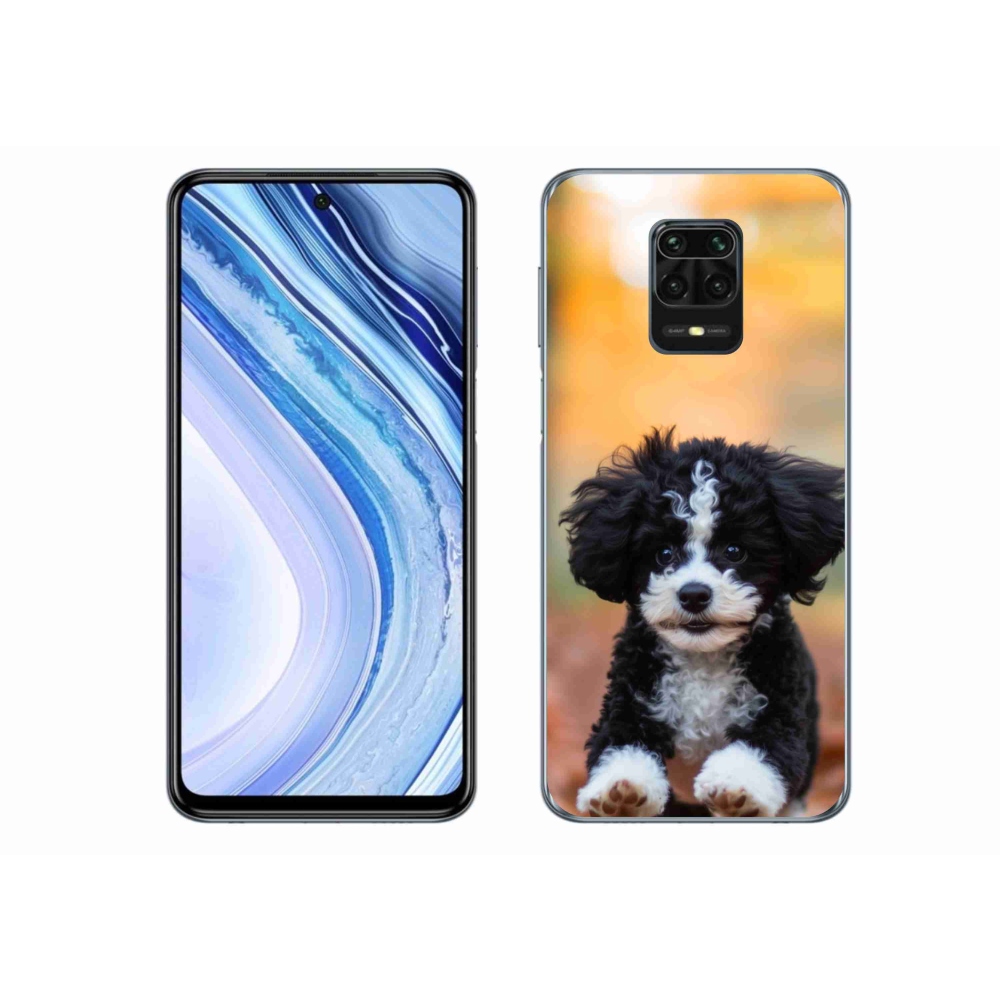 Gélový kryt mmCase na Xiaomi Redmi Note 9S - roztomilé šteňa 2