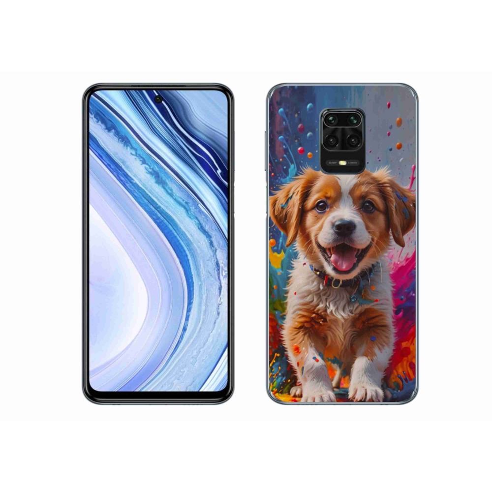 Gélový kryt mmCase na Xiaomi Redmi Note 9S - roztomilé šteňa 3