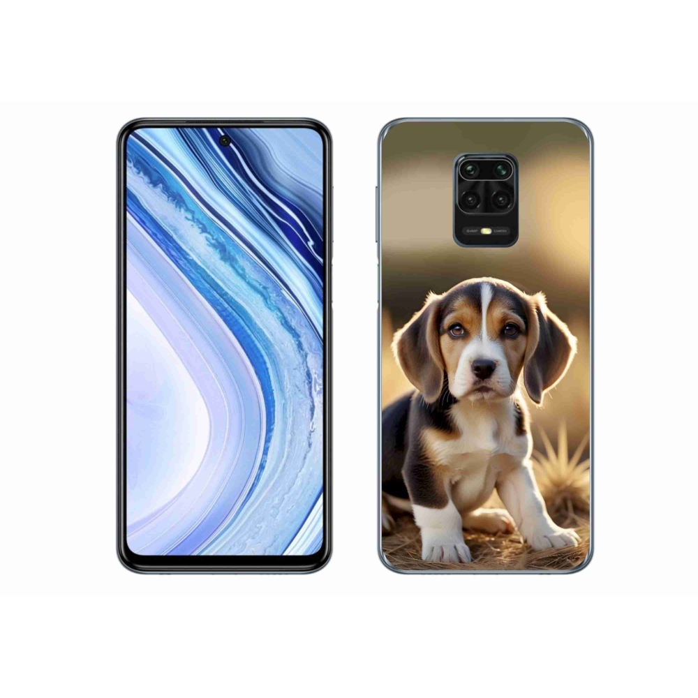 Gélový kryt mmCase na Xiaomi Redmi Note 9S - roztomilý bígl