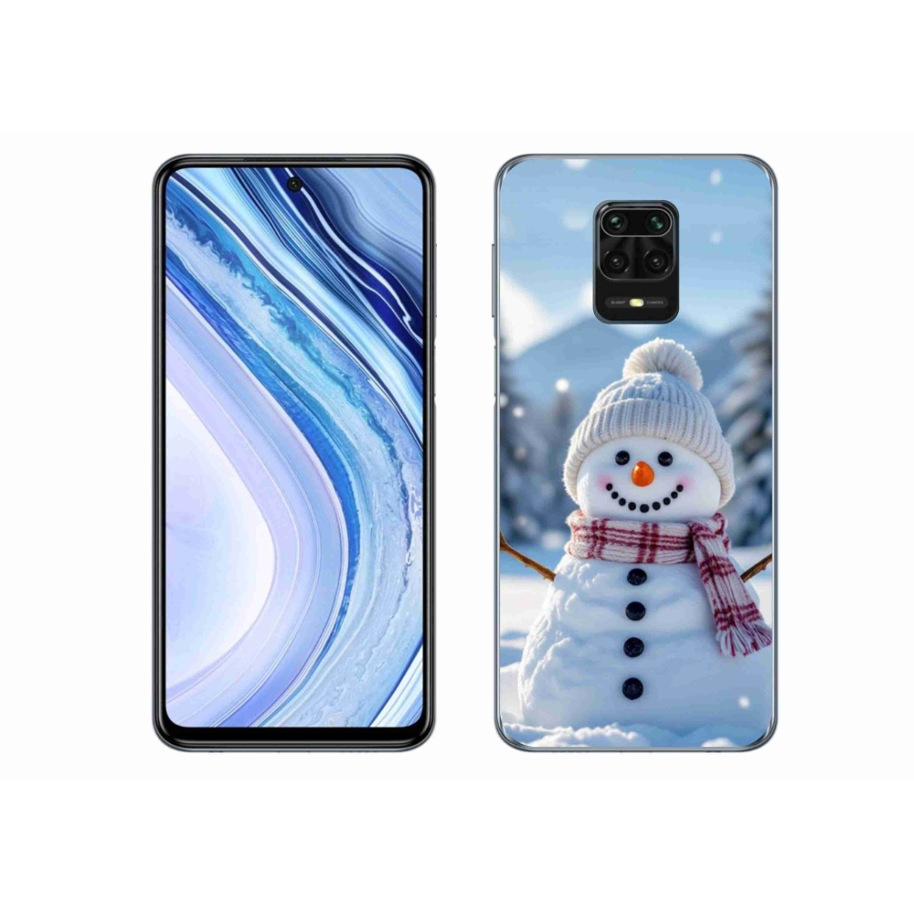 Gélový kryt mmCase na Xiaomi Redmi Note 9S - snehuliak 3