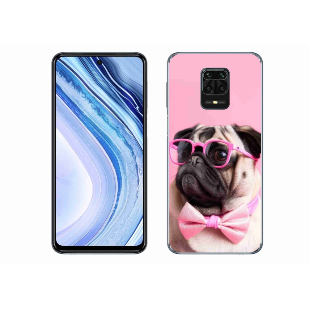 Gélový kryt mmCase na Xiaomi Redmi Note 9S - štýlový mops