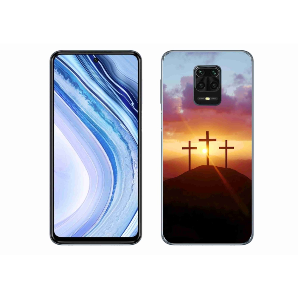 Gélový kryt mmCase na Xiaomi Redmi Note 9S - tri kríža