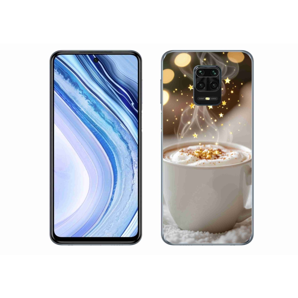 Gélový kryt mmCase na Xiaomi Redmi Note 9S - vianočný horúci nápoj