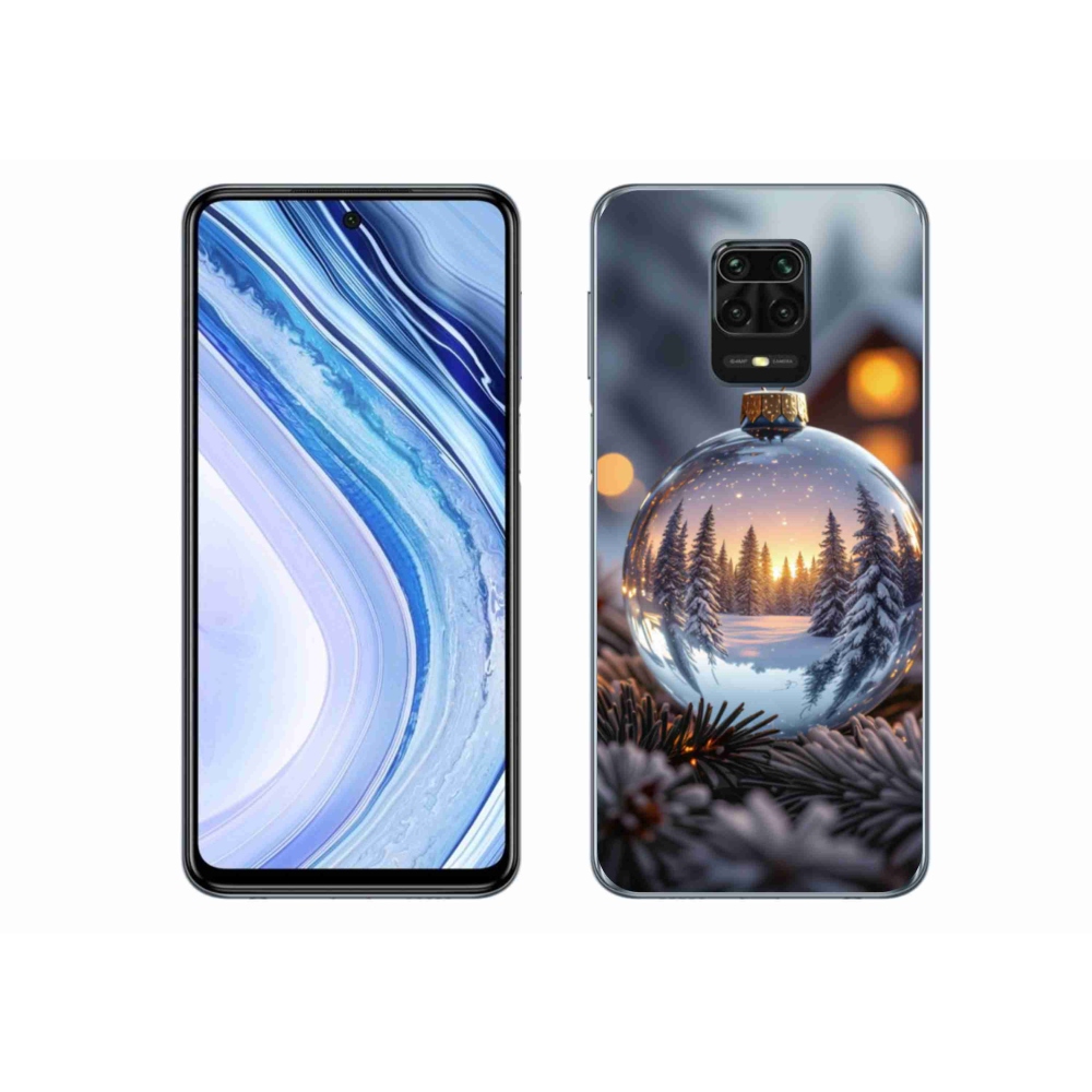 Gélový kryt mmCase na Xiaomi Redmi Note 9S - vianočná ozdoba