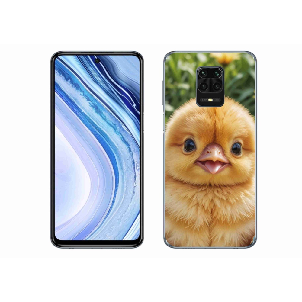 Gélový kryt mmCase na Xiaomi Redmi Note 9S - veselé kuriatko