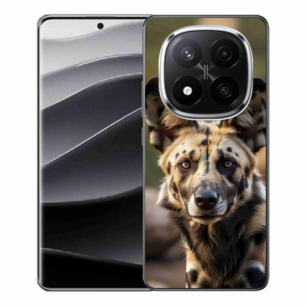 Gélový kryt mmCase na Xiaomi Remdi Note 14 Pro+ 5G - africký divoký pes