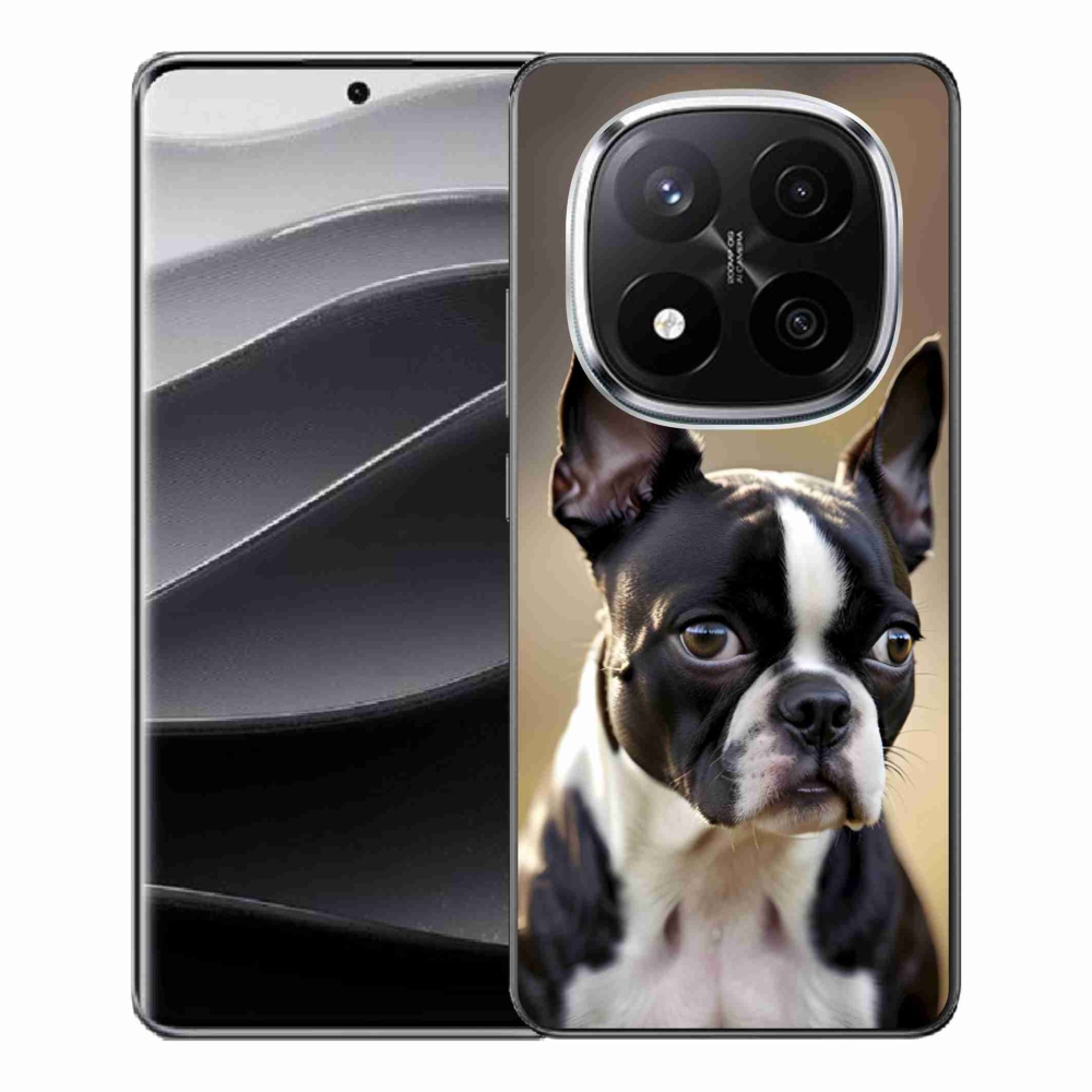 Gélový kryt mmCase na Xiaomi Remdi Note 14 Pro+ 5G - bostonský teriér