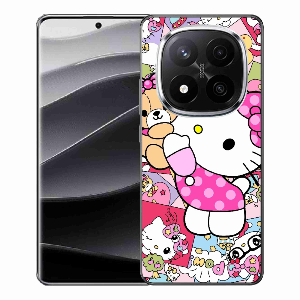 Gélový kryt mmCase na Xiaomi Remdi Note 14 Pro+ 5G - cute kitty