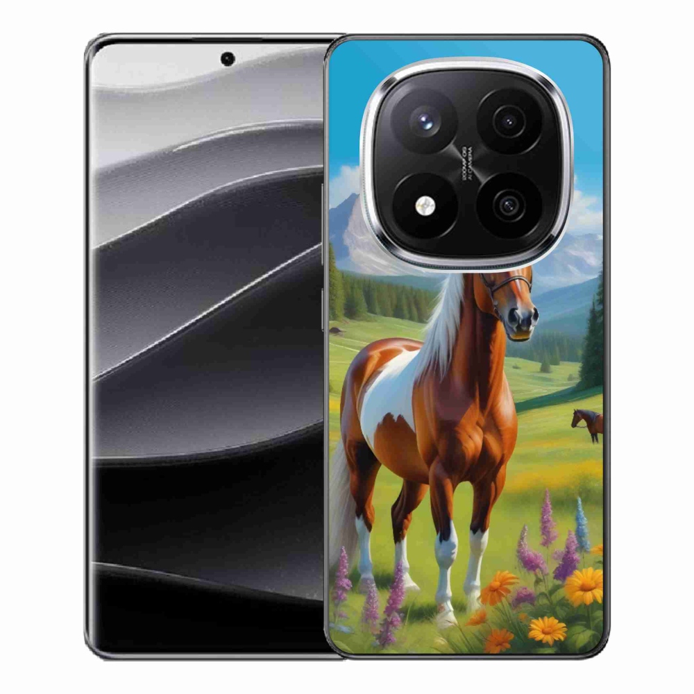 Gélový kryt mmCase na Xiaomi Remdi Note 14 Pro+ 5G - kôň na lúke