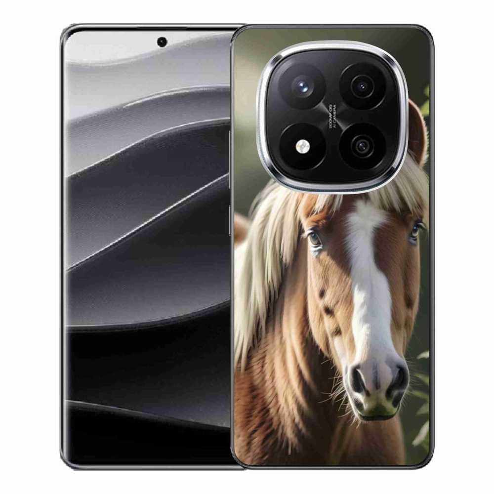 Gélový kryt mmCase na Xiaomi Remdi Note 14 Pro+ 5G - kôň so svetlou hrivou