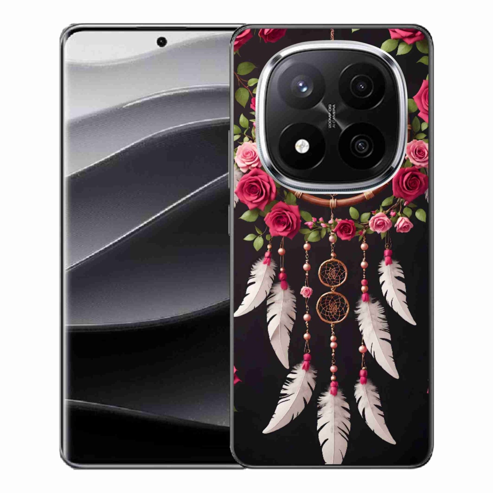 Gélový kryt mmCase na Xiaomi Remdi Note 14 Pro+ 5G - lapač snov s ružami