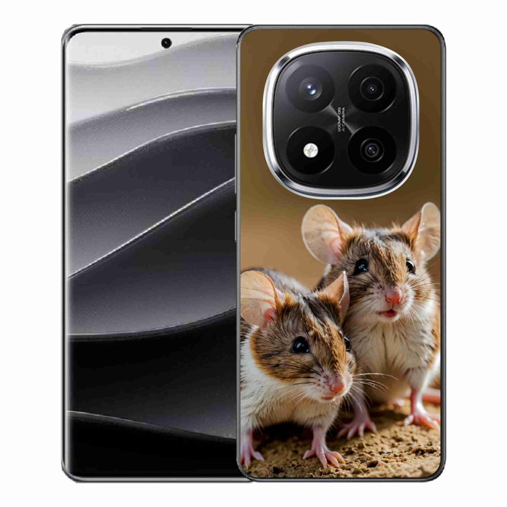 Gélový kryt mmCase na Xiaomi Remdi Note 14 Pro+ 5G - myší duo