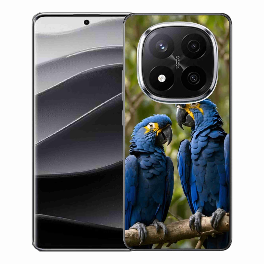 Gélový kryt mmCase na Xiaomi Remdi Note 14 Pro+ 5G - papagájové duo