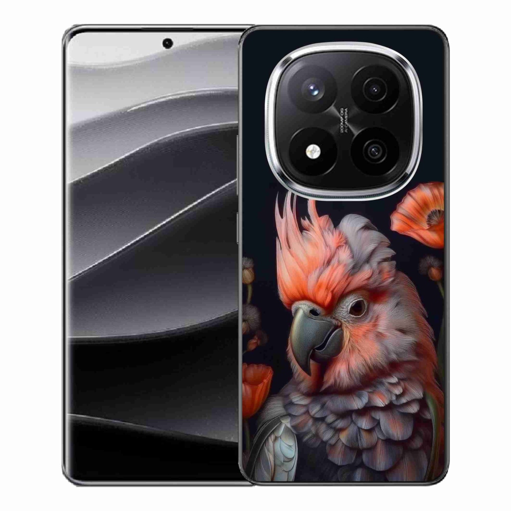 Gélový kryt mmCase na Xiaomi Remdi Note 14 Pro+ 5G - papagáj kakadu vo farbách