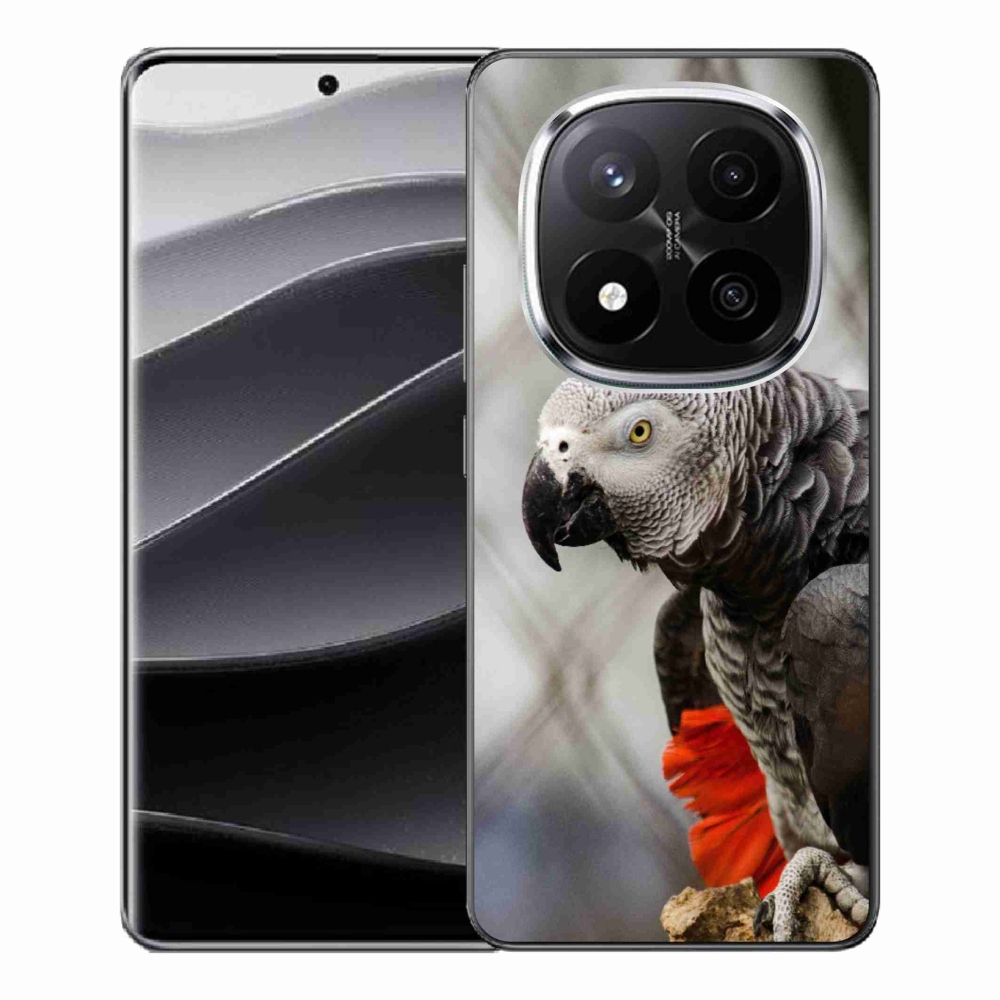 Gélový kryt mmCase na Xiaomi Remdi Note 14 Pro+ 5G - papagáj žako 3