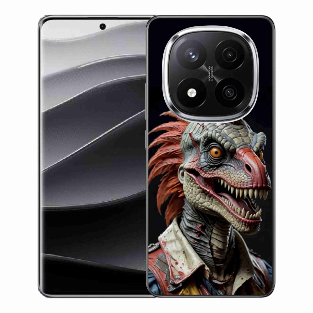 Gélový kryt mmCase na Xiaomi Remdi Note 14 Pro+ 5G - punk dinosaurus