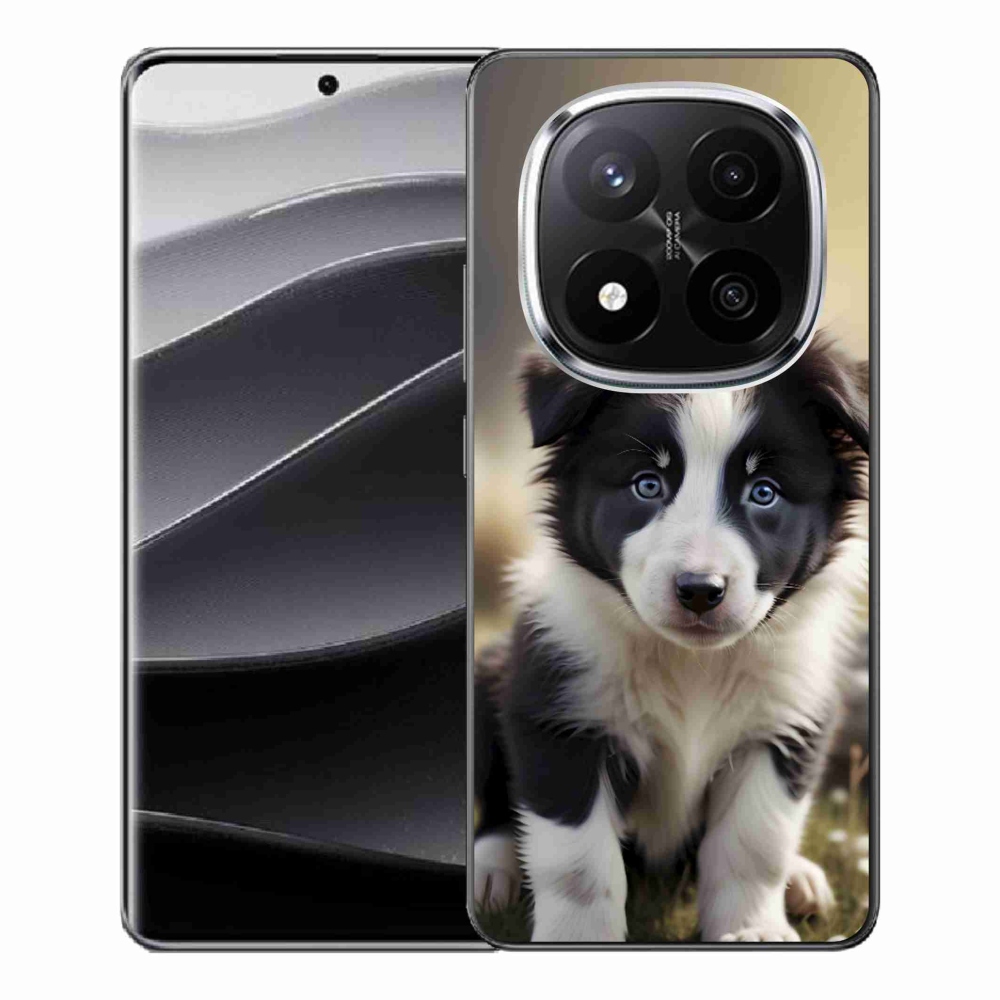 Gélový kryt mmCase na Xiaomi Remdi Note 14 Pro+ 5G - roztomilá border kólia