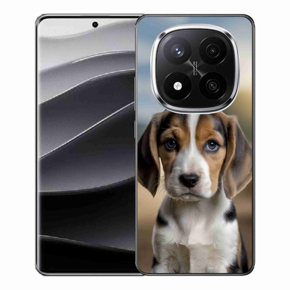 Gélový kryt mmCase na Xiaomi Remdi Note 14 Pro+ 5G - roztomilý bígl