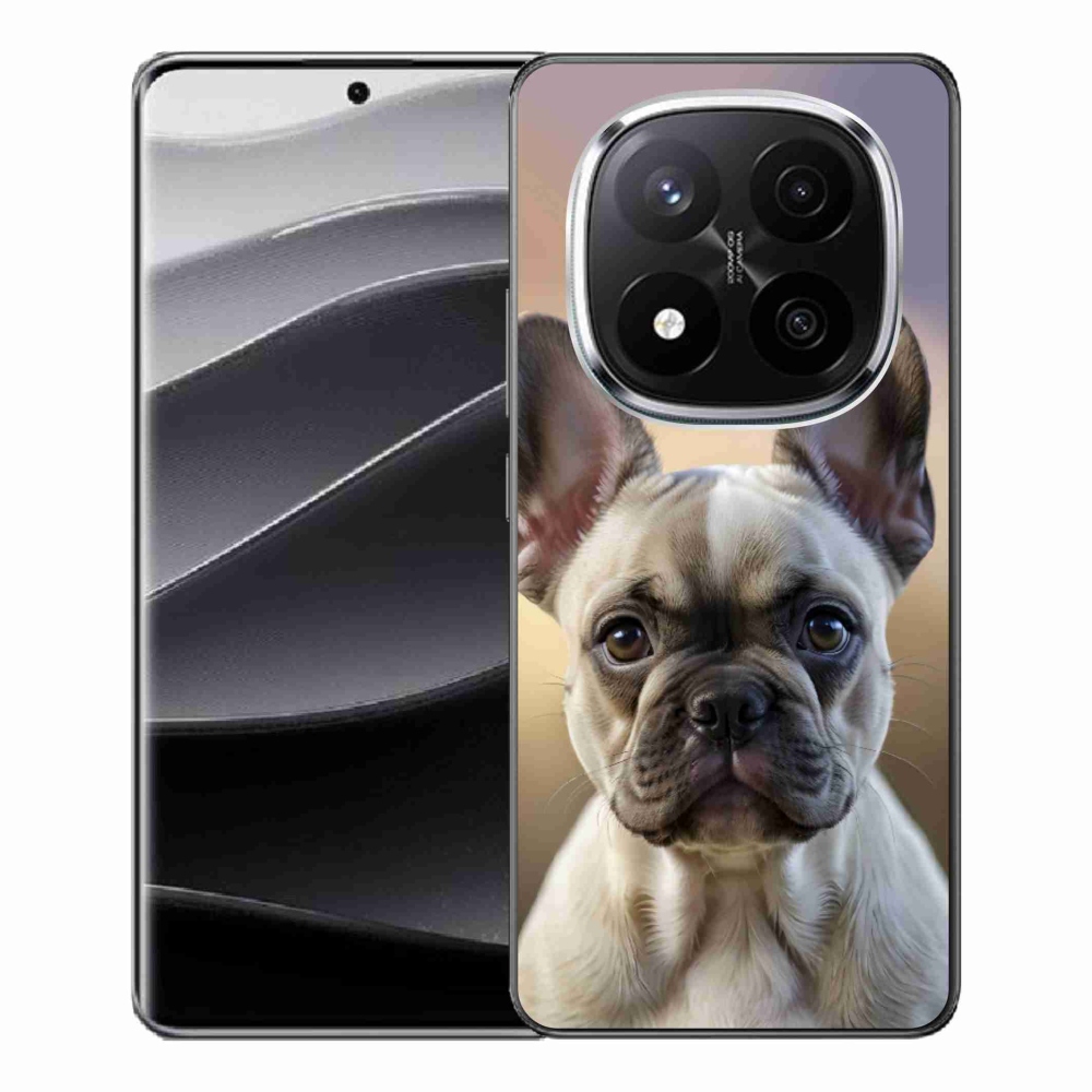 Gélový kryt mmCase na Xiaomi Remdi Note 14 Pro+ 5G - roztomilý francúzsky buldoček