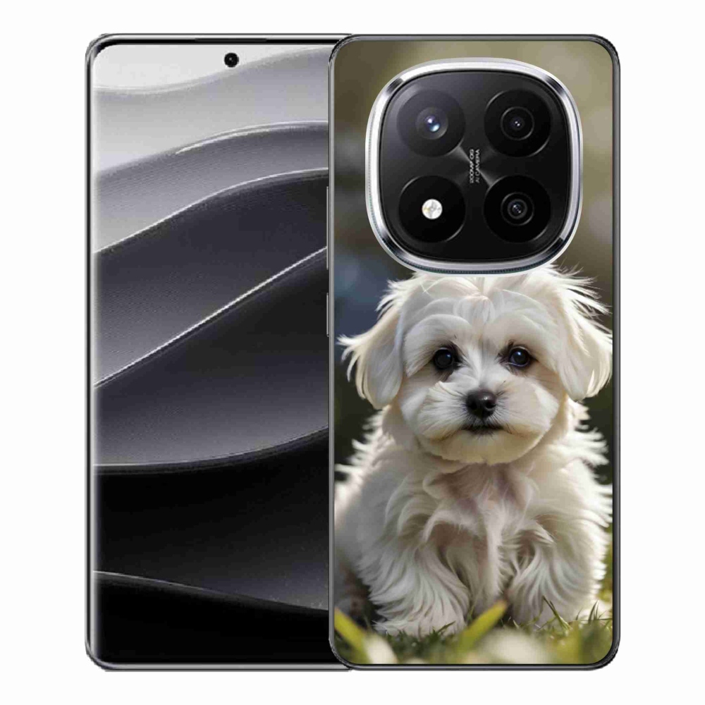 Gélový kryt mmCase na Xiaomi Remdi Note 14 Pro+ 5G - roztomilý maltézsky psík