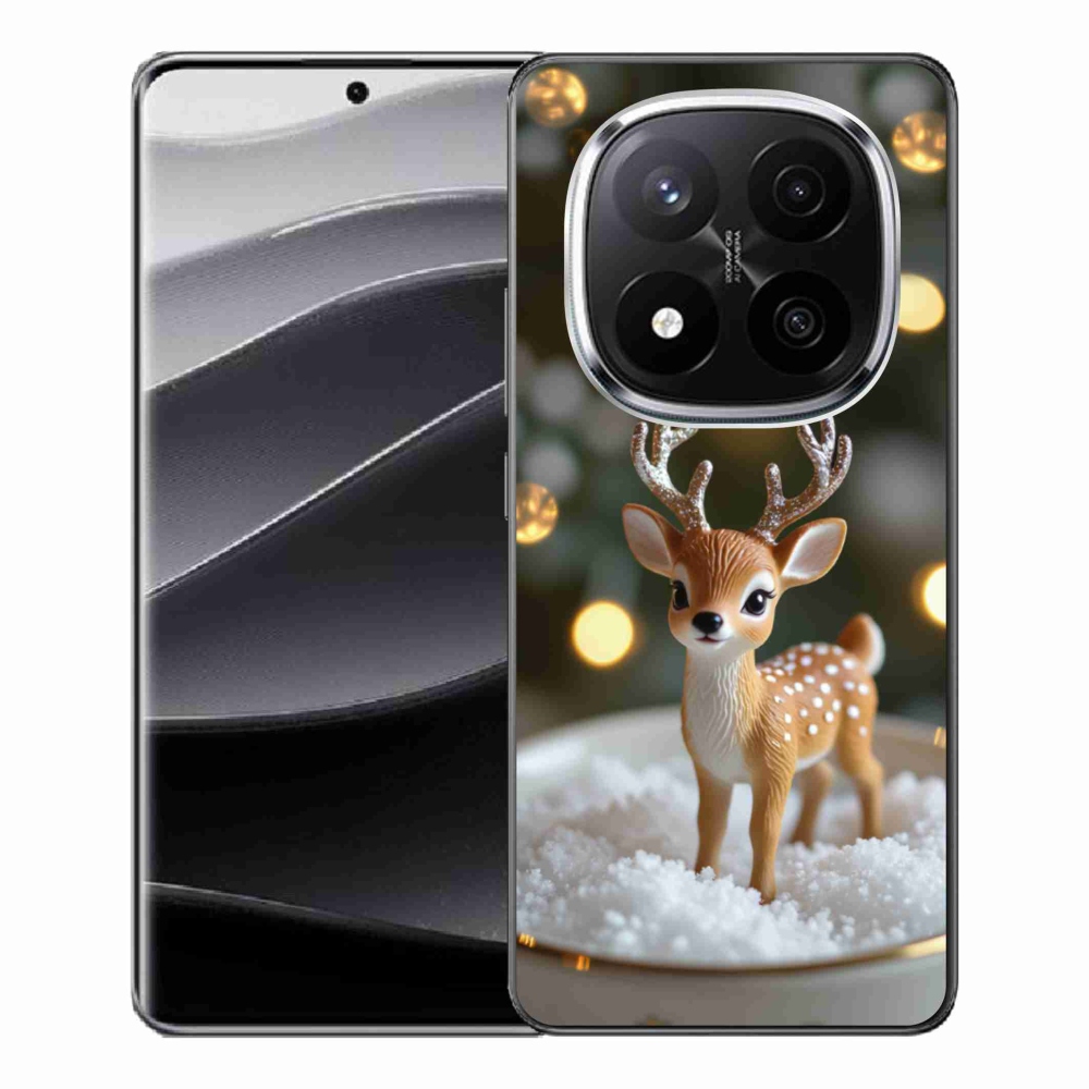 Gélový kryt mmCase na Xiaomi Remdi Note 14 Pro+ 5G - roztomilý vianočný jeleň