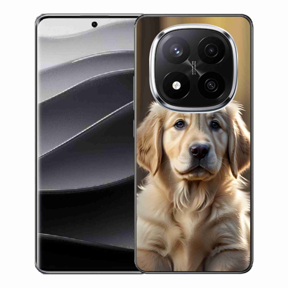 Gélový kryt mmCase na Xiaomi Remdi Note 14 Pro+ 5G - roztomilý zlatý retriever