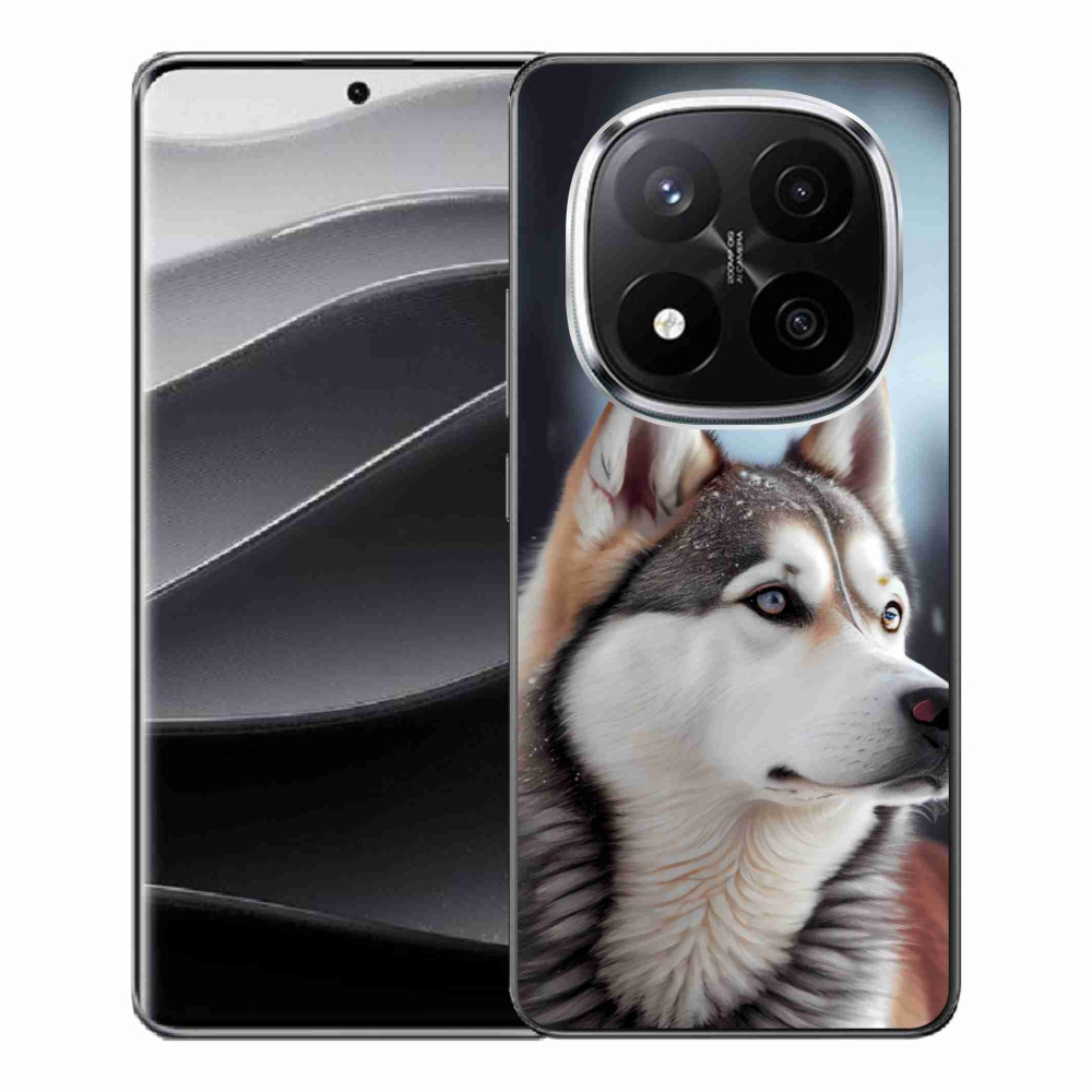 Gélový kryt mmCase na Xiaomi Remdi Note 14 Pro+ 5G - sibírsky husky