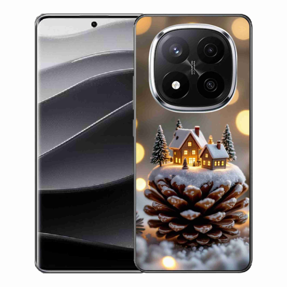 Gélový kryt mmCase na Xiaomi Remdi Note 14 Pro+ 5G - zimná dedinka