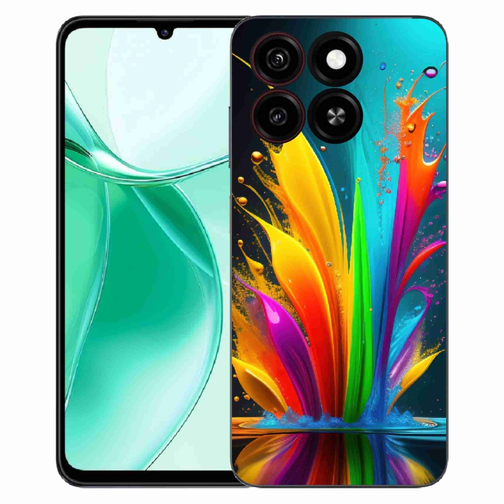 Gélový kryt mmCase na ZTE Blade A35 - abstraktný motív 1