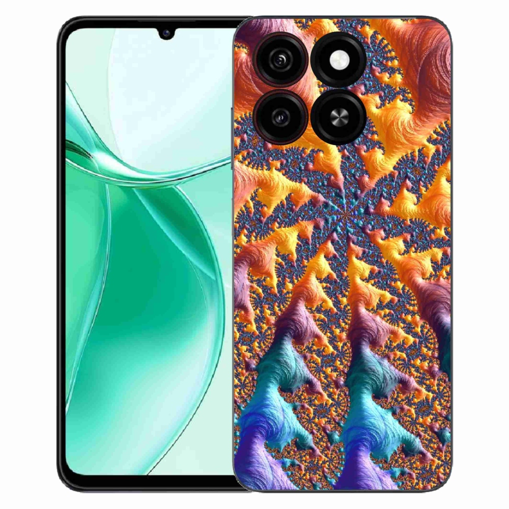 Gélový kryt mmCase na ZTE Blade A35 - abstraktný motív 23